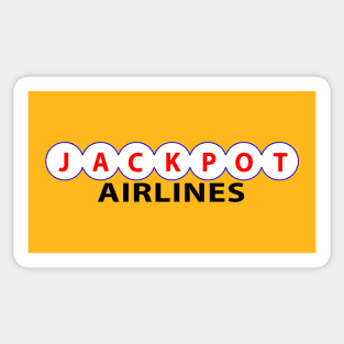 Jackpot Airlines - (LA To Vegas) Sticker